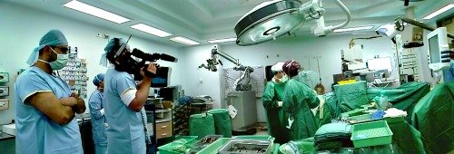 Filming Medical Emergency TV Show